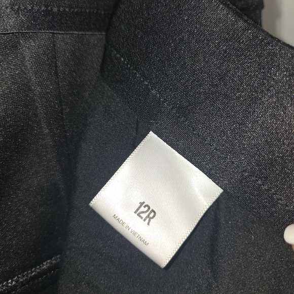 Express Black Velvet Pants Size 12R - Picture 4 of 4